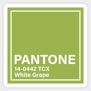 pantone 14-0442 TCX White Grape Sticker